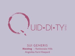 SUI GENERIS, Quiddity's Riesling